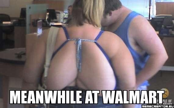 Attention WalMart Shoppers, aim your cell phone at the back fat now ch