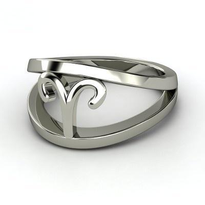 Sterling Silver Ring Aries Zodiac Ring. Too cute