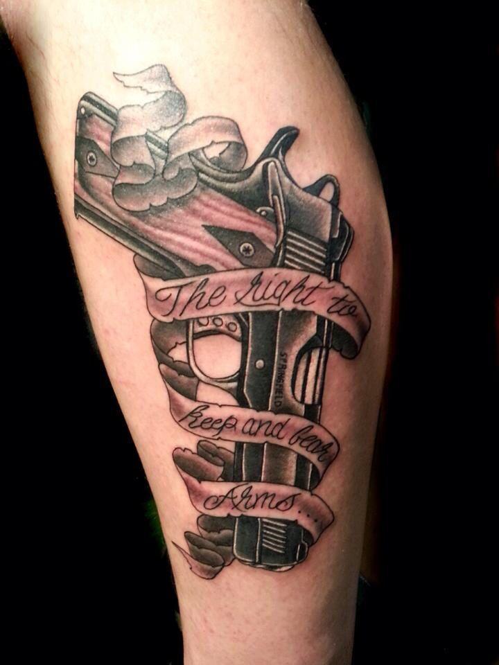 Gun tattoos