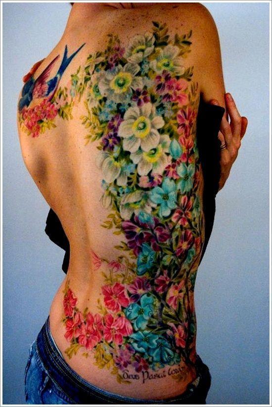 Amazing Orchid Tattoo Design For Women