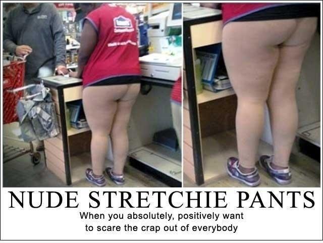 nude stretch pants