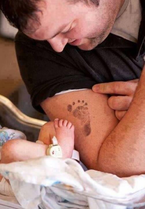 Tiny Little Baby Feet Tattoo