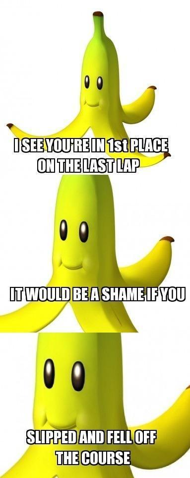 Stupid slippery banana's!