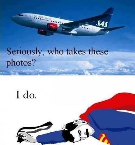 Superman Takes Photos