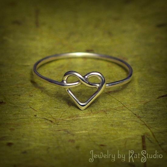 Infinity heart ring. simple yet cute