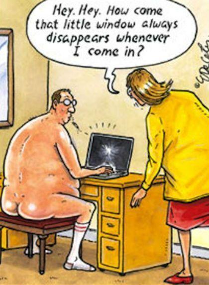 little Windows on laptop