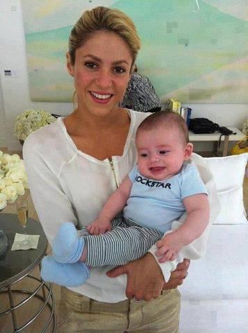 Shakira With Her Baby