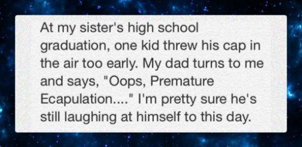 This definitely sounds like my dad..