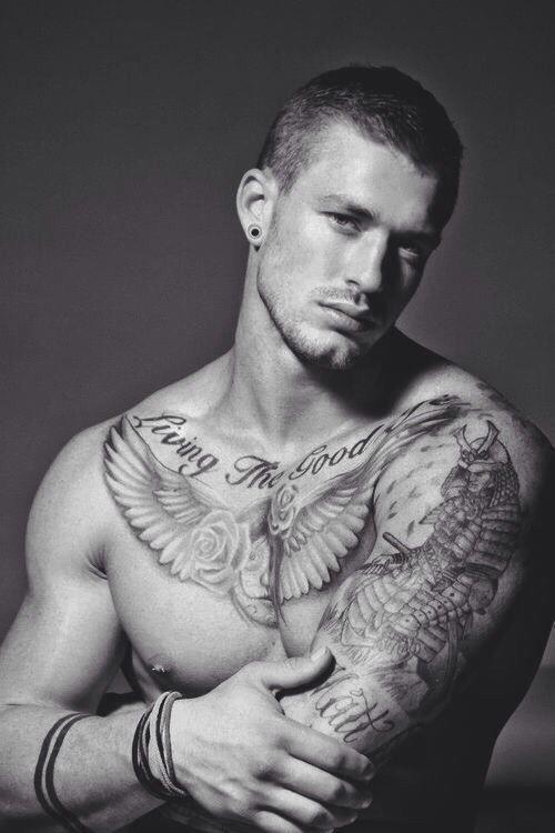There's just something about a good looking guy with ink!
