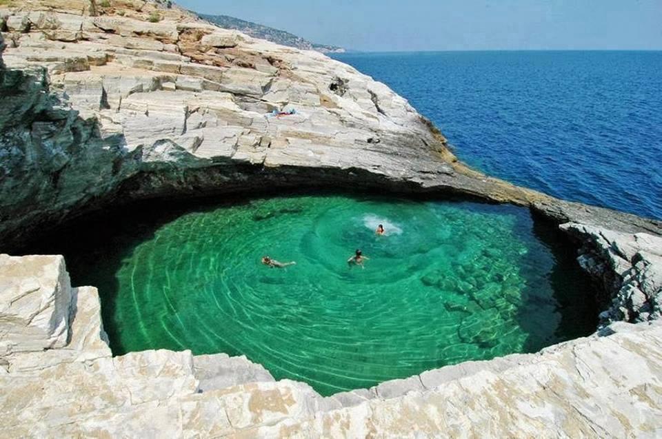 Natural Pool, Thasos Island, Greece