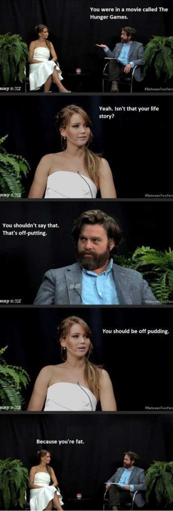 Jennifer Lawrence Funny Quotes in Shows