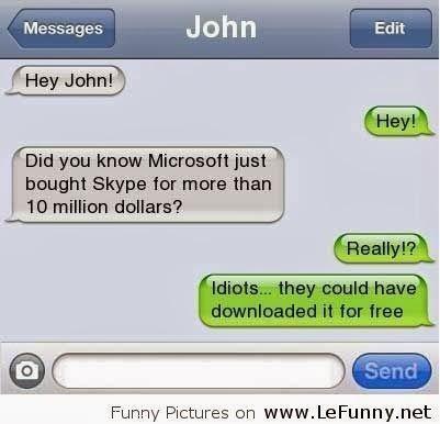 sry....I thought it was funny!!!ï»¿ and prob one is named John....ï»¿