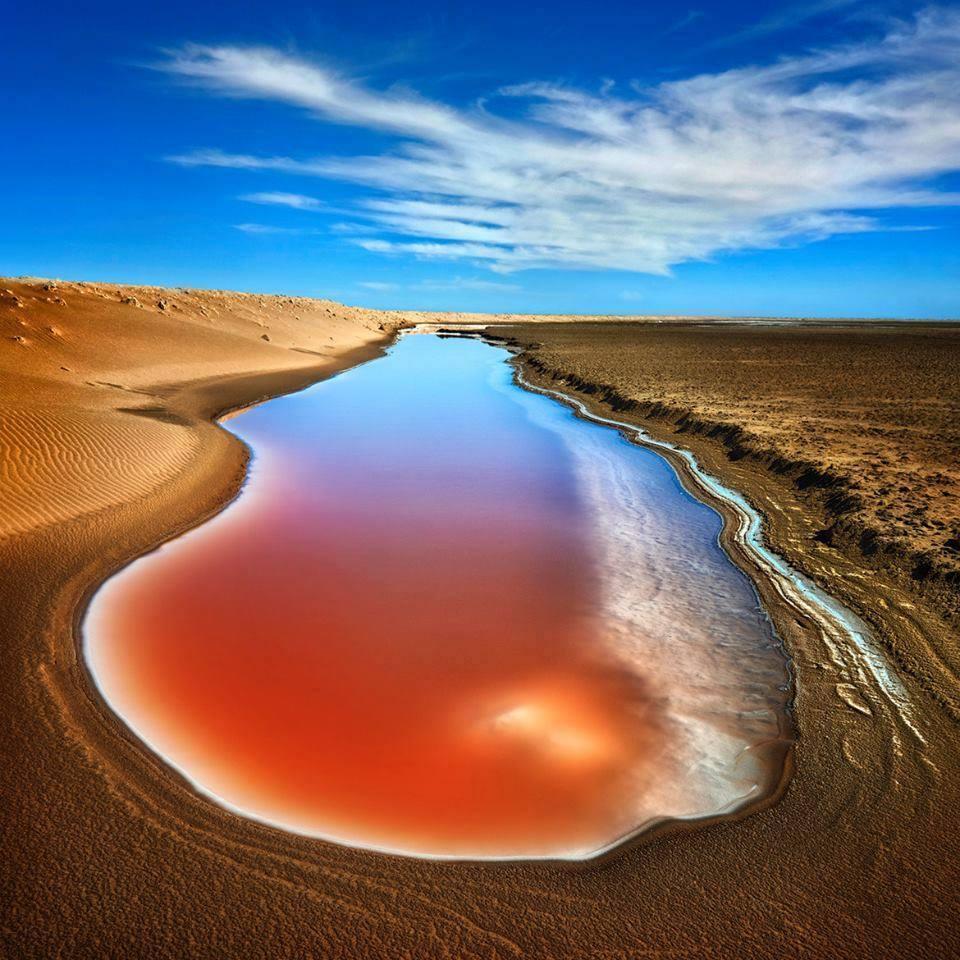 Salt Flats. Namibia