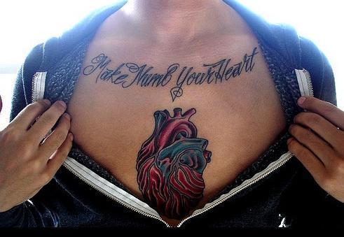 Awesome chest tattoo