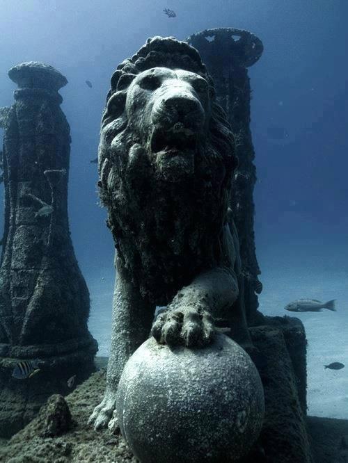 Cleopatra's underwater palace, Alexandria Egypt