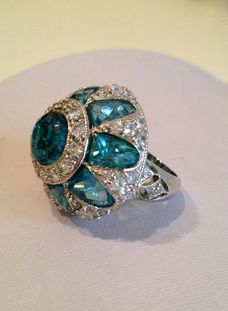 Vintage Aquamarine Estate Jewelry Ring