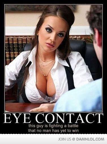 Eye Contact or Battle