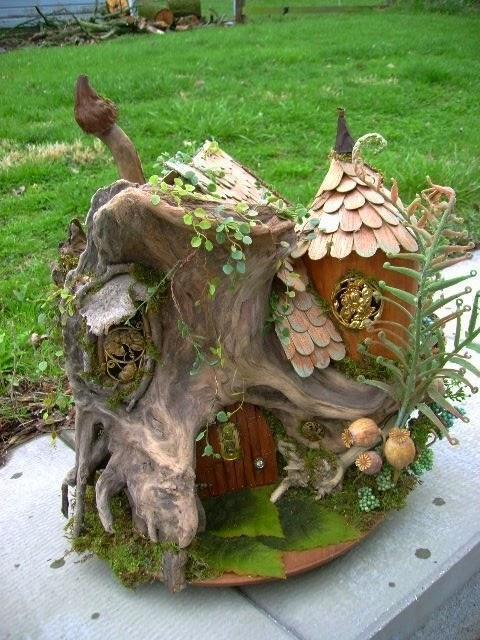 Mini Garden Design with Tree