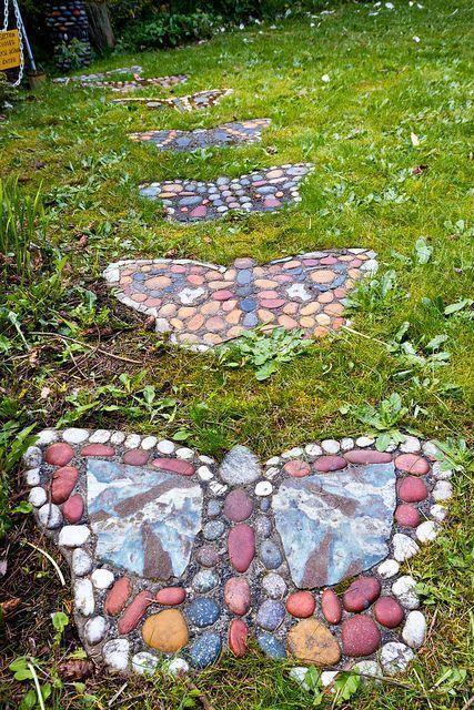Butterfly stepping stones