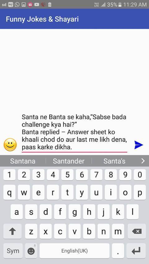 Santa and Banta Funny Joke