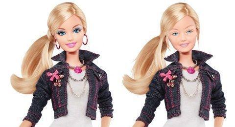 Barbie without makeup