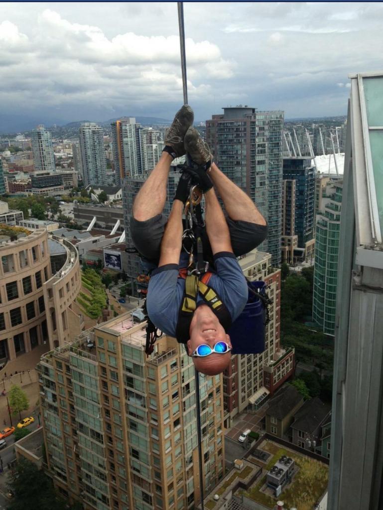 My friend the window washer  Spider Man