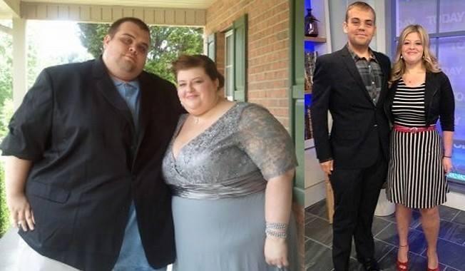 Couple ( Lauren and Justin ) loses 500 pounds in two years!
