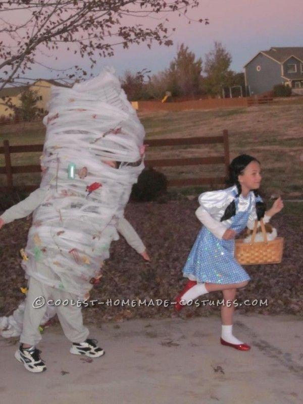 A laughed a little too hard at this. Its a kid dressed up as a tornado