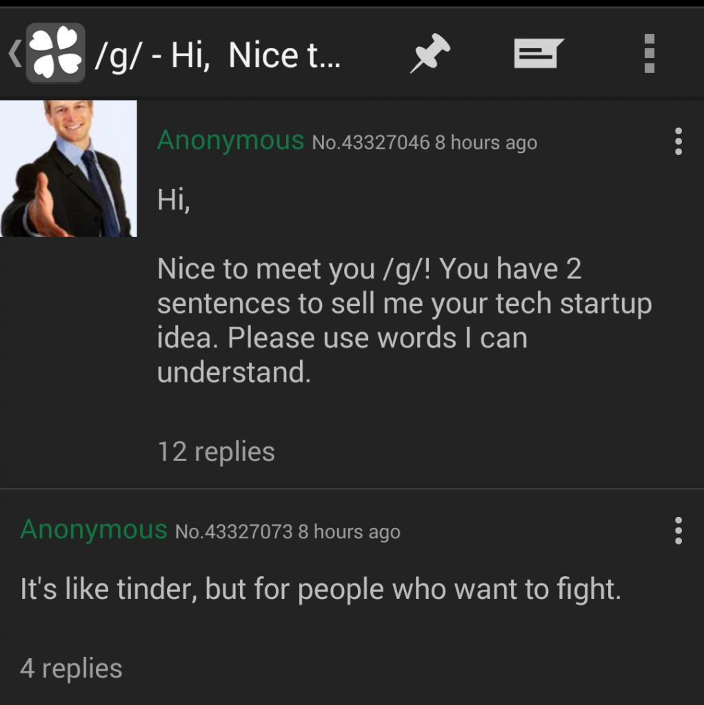 Anon has a startup idea