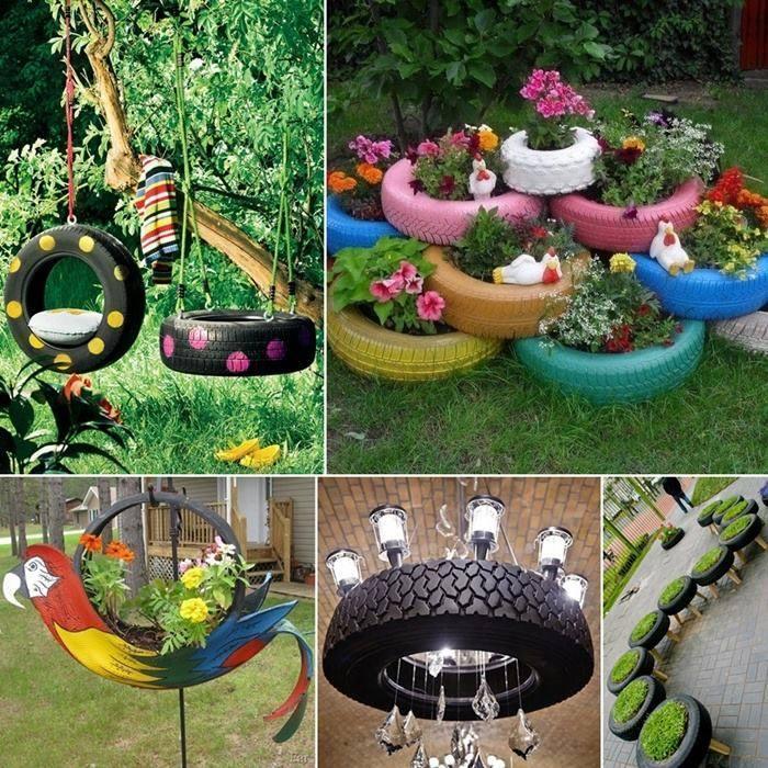 Reuse Old Tires In A Beautiful Way