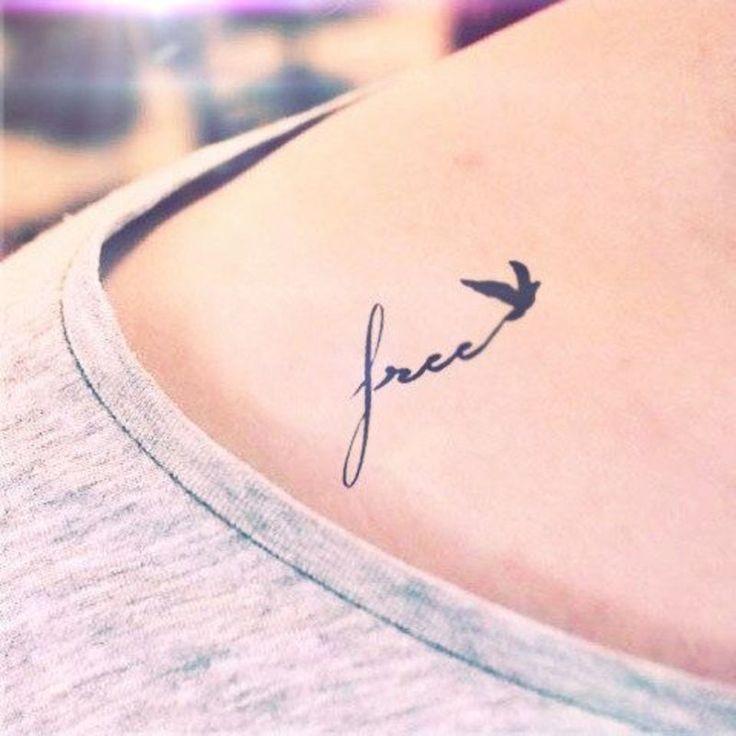 Free bird tattoo