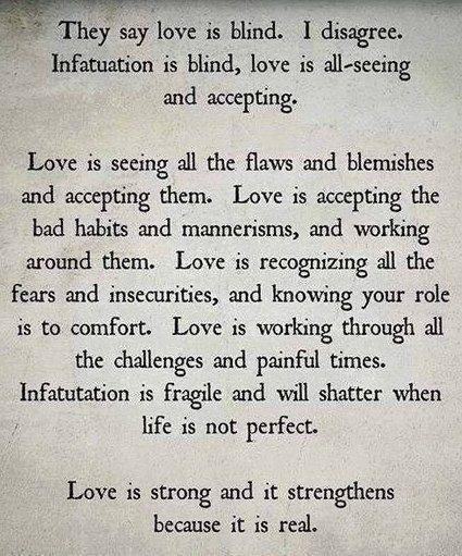 Love is BLind Qoute