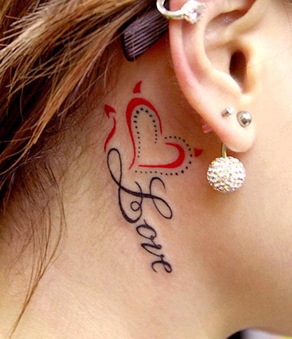 Hd Women Earrings with Tattoos