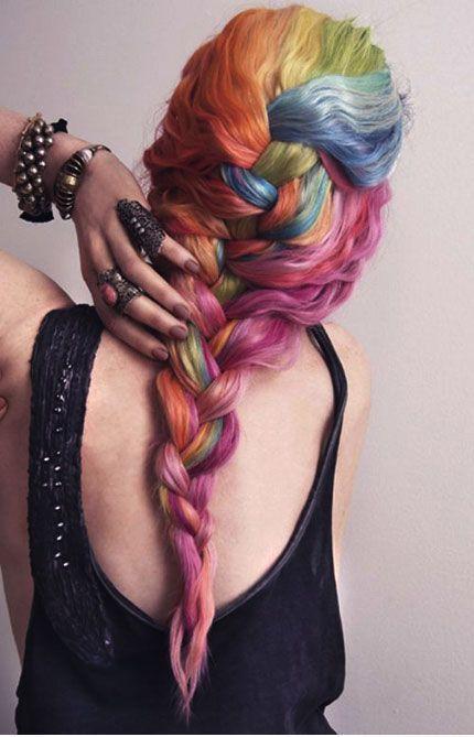 Awesome Rainbow Hair