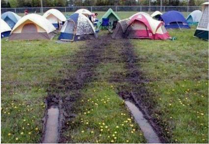 When you dont like your camp neighbours. .......ï»¿