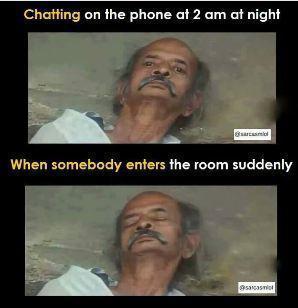 chatting at night funny