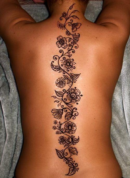 Henna+Tattoo+Danger+Flower+Designs+â€“ Hmmm... Now WHO could I get to 