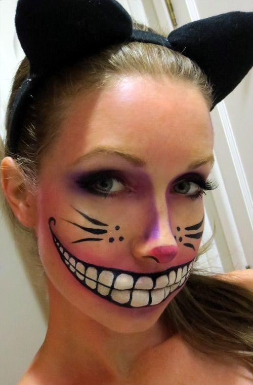Cheshire Cat makeup... this is pretty awesome