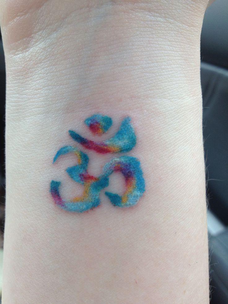 Om Tattoo; very interesting! love the colors!