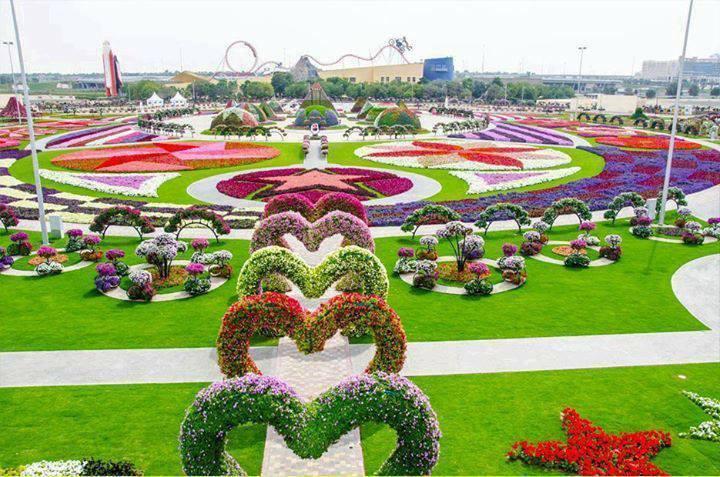 Amazing Park Design with Flowers