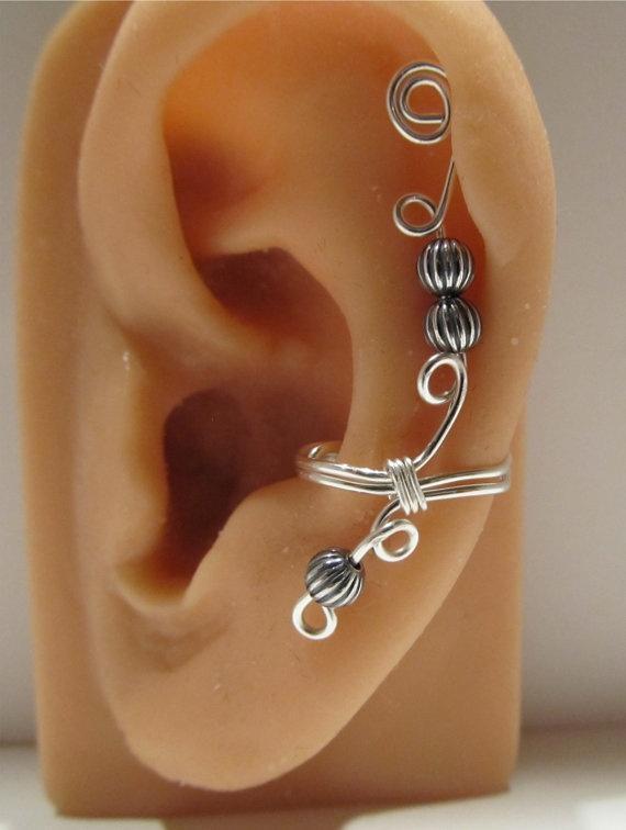 Ear cuff jewelry idea