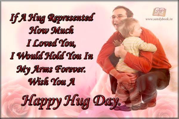 Happy Hug Day to Father