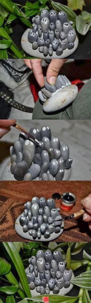 Create stone critters for the garden - Alternative Energy and Gardning
