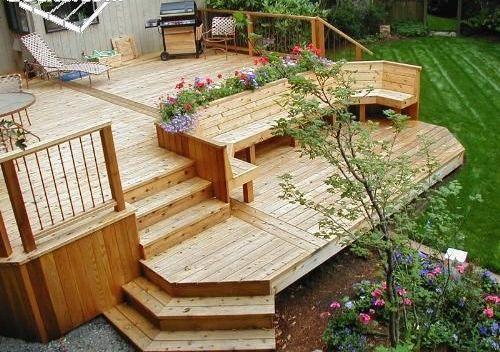 Great Wooden Deck design For Homes