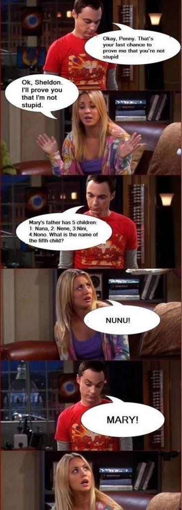 HAHAHAHHAH. Big Bang Theory