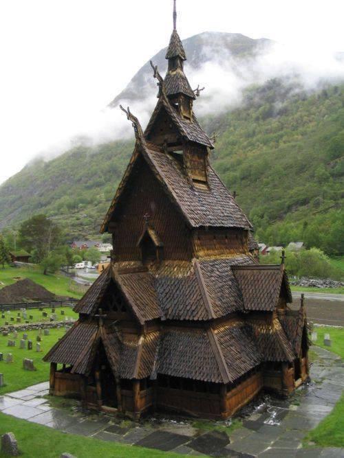 The Borgund Stave Church, Norway